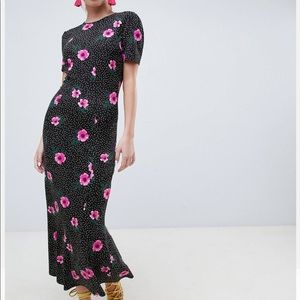 Floral Maxi Tea Dress